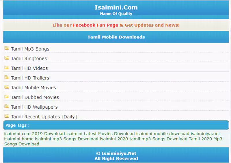 isaimini-website