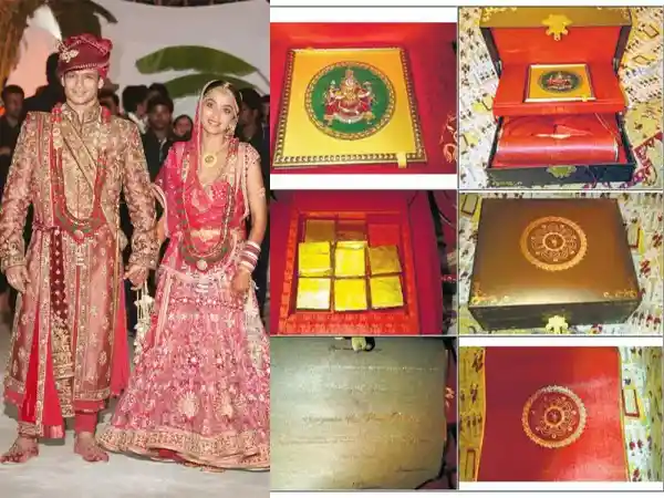 Vivek Oberoi and Priyanka Alva’s Wedding card