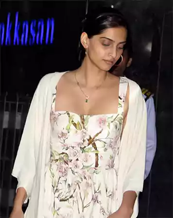 Sonam Kapoor attends a dinner party