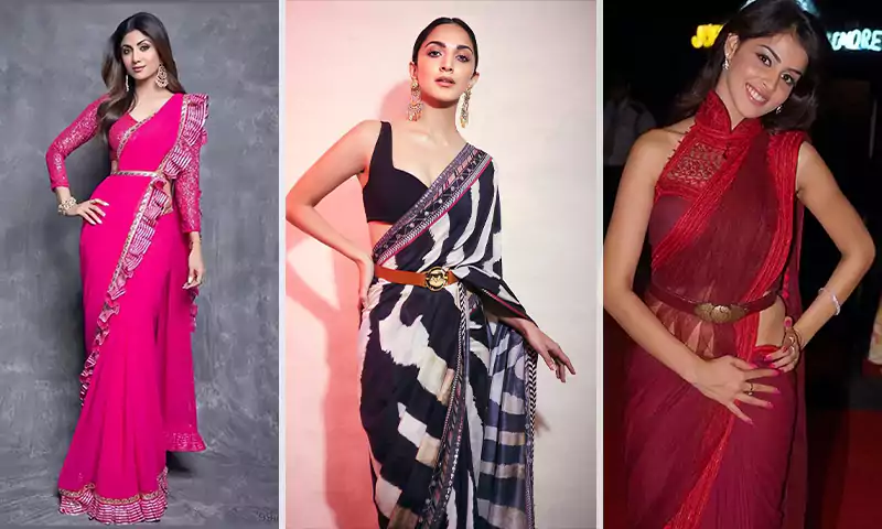 22 Bollywood Actresses Who Wore Waist Belt With A Saree