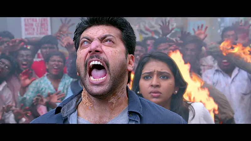 Scene from Miruthan movie