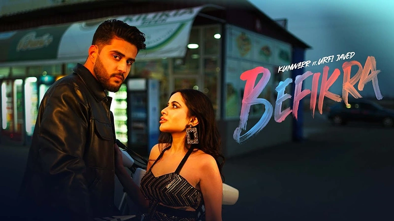 Urfi Javed in Befikra music video