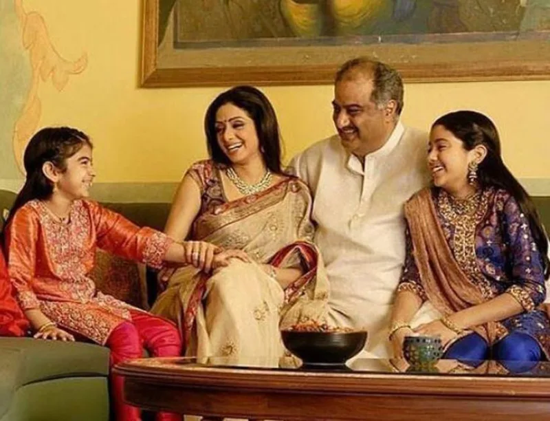 unseen Sridevi family photo