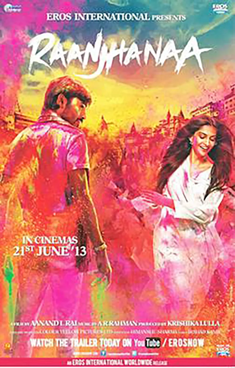 Raanjhanaa movie poster