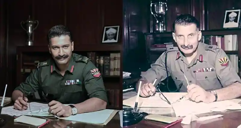 Vicky Kaushal and Sam Manekshaw