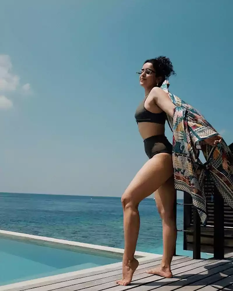 Sanya Malhotra in Bikini