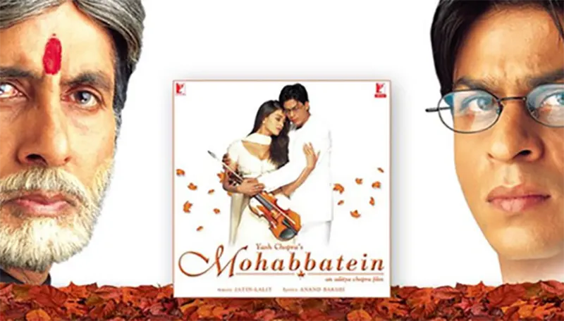 Mohabbatein movie of Shah Rukh Khan