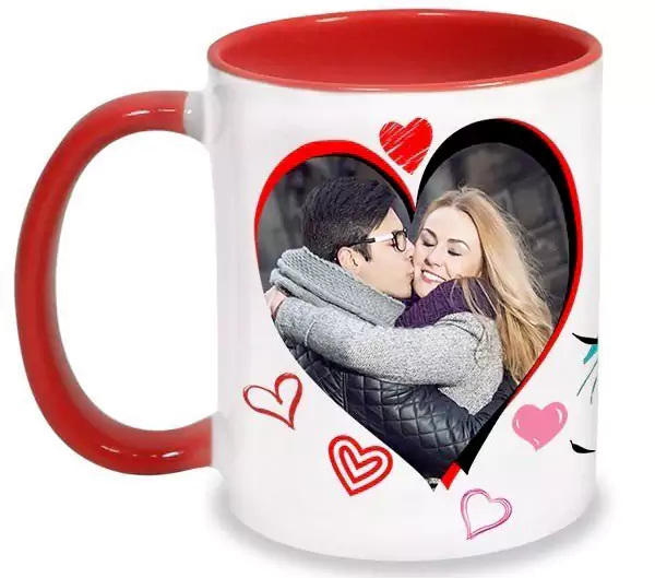 Kissing Personalised Mug