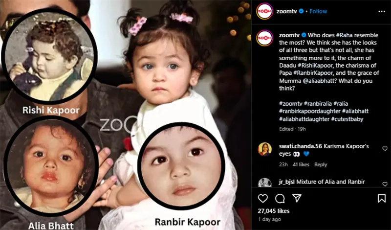 Raha face match on instagram