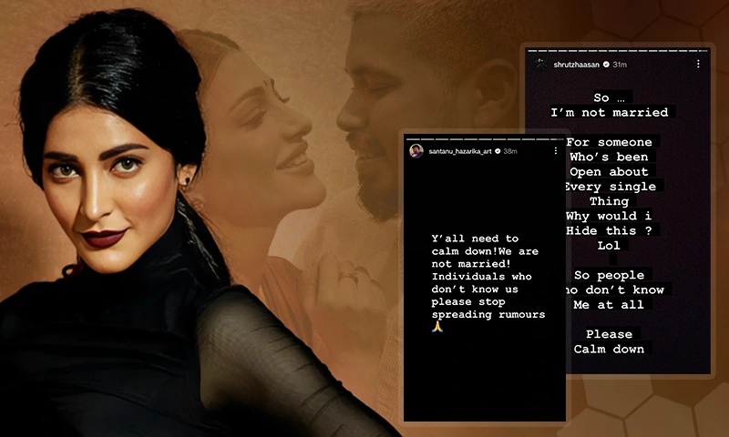 Shruti Haasan Breaks Silence