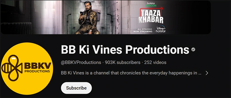 BB Ki Vines Productions Channel