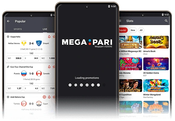 Megapari India's Mobile App 