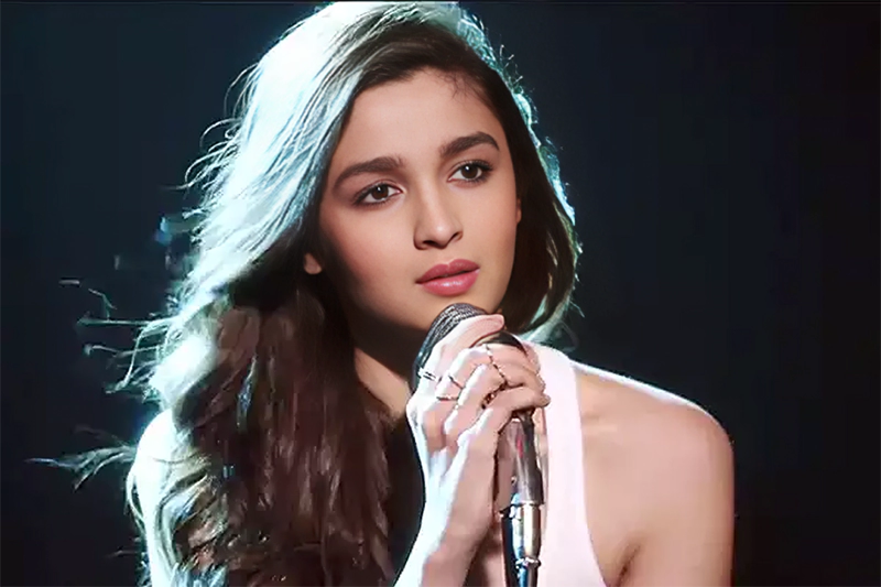 Alia Bhatt as a singer