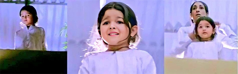 Alia Bhatt childhood pic