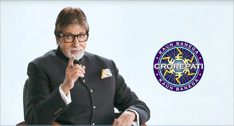 Amitabh Bachchan hosting KBC