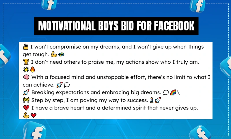 Motivational Boys Bio