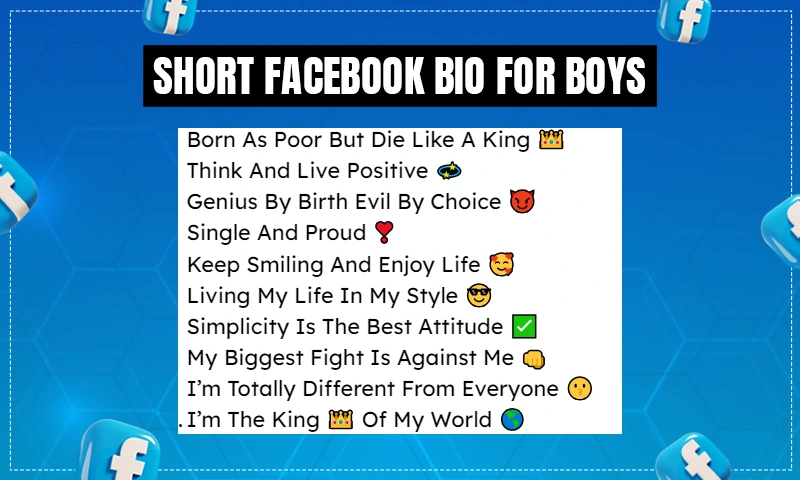 Short Facebook Bio