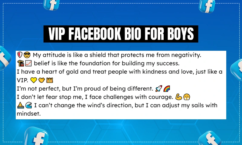 VIP Facebook Bio