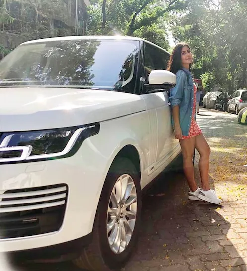 Katrina Kaif Poses with Her Range Rover Vogue