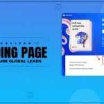 localized landing page to capture global leads
