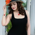 Honey Rose in Black 