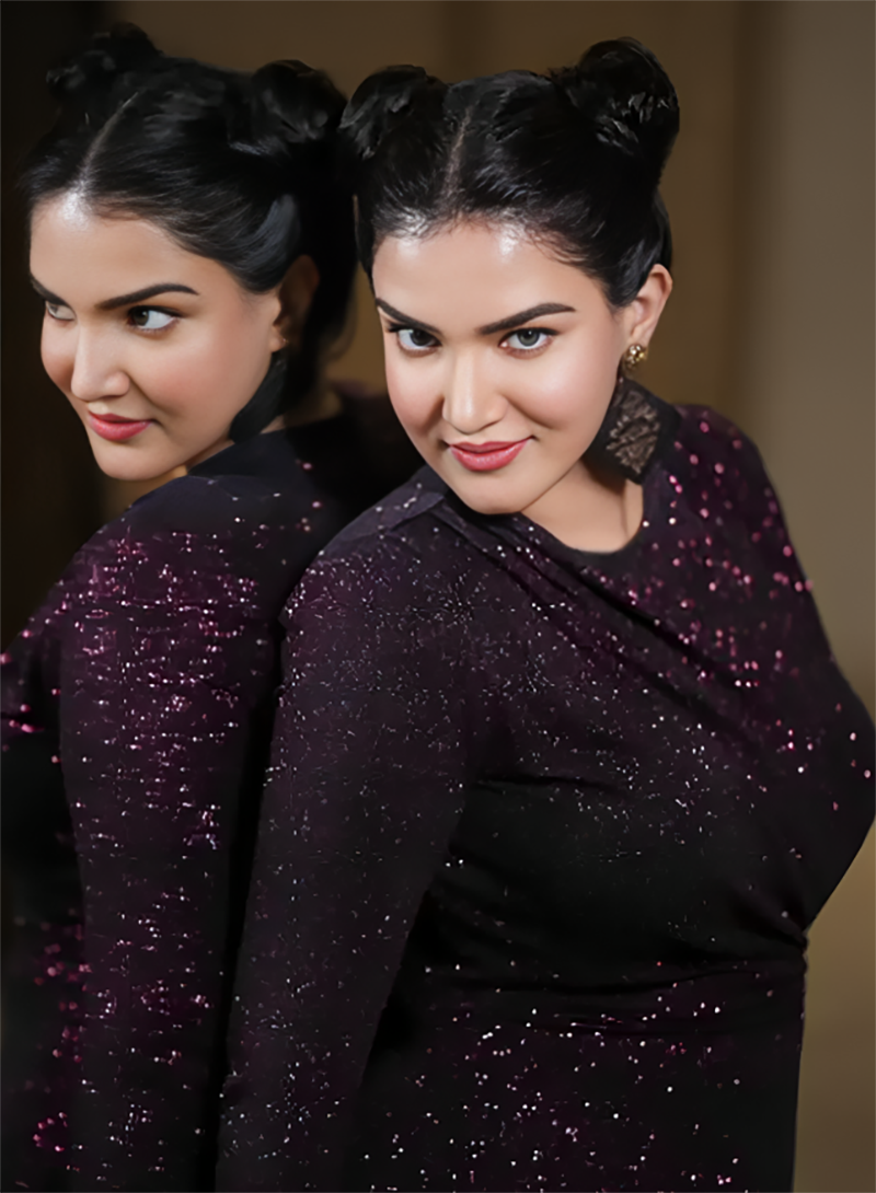 Honey Rose trendy look 