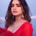 Hot Ayesha Khan in Red Dress