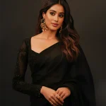 Janhvi Kapoor Latest Photos in Black Saree