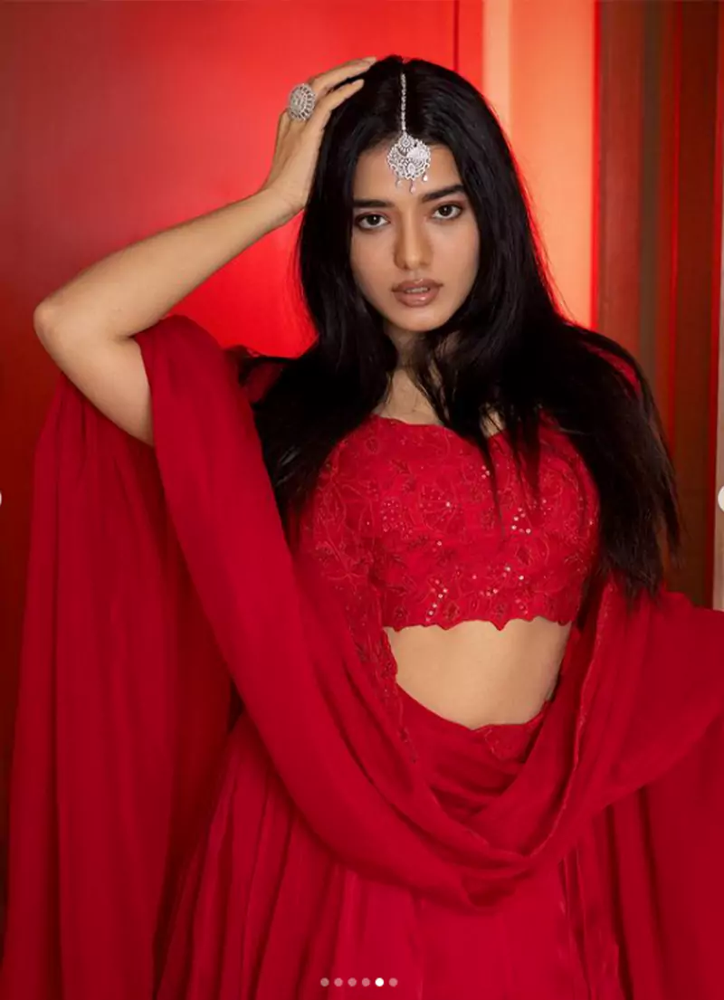 Ketika Sharma Hot Poses in Lehenga 