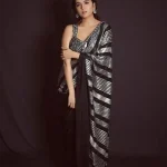 Shirley Setia Hot Pics in Black Saree