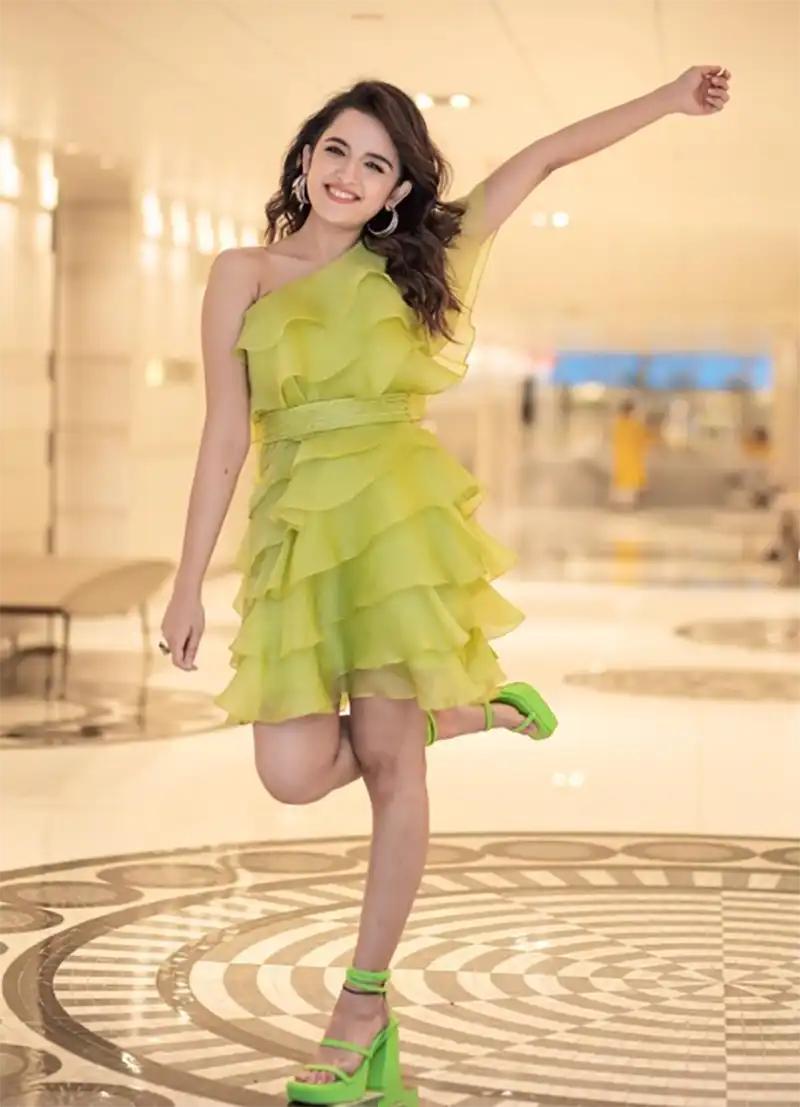 Shirley Setia Photos in Short Frill Dress